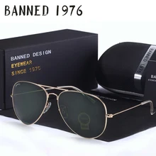 2017 Top quality G15 Glass lens designer brand Sunglasses women men vintage aviation sunglasses feminin new shades oculos de sol