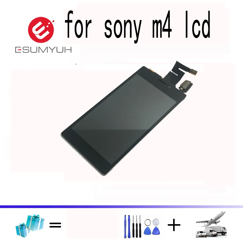 ЖК дисплей для Sony Xperia M2 D2303 дигитайзер сенсорного экрана в сборе S50H D2302 D2305