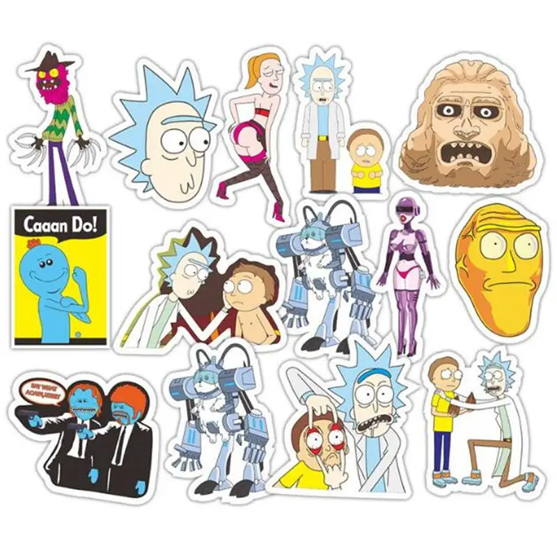 Rick and Morty Portal Run Car Magnet Hot Properties