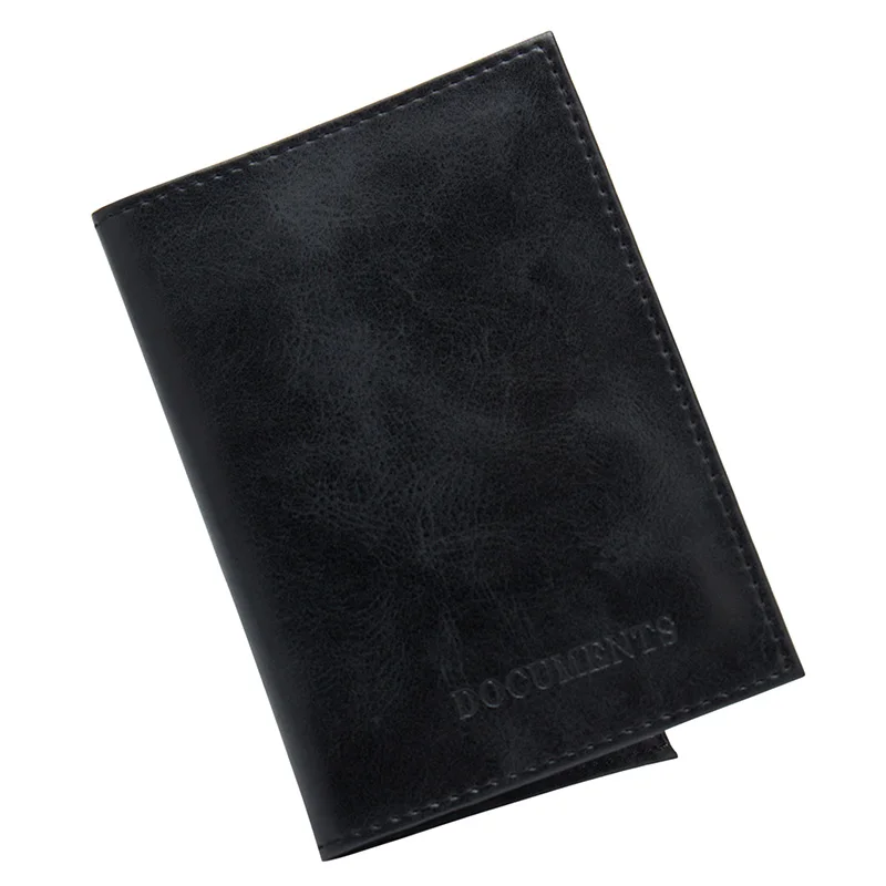 

Russian black Color mixing Genuine Leather Auto Driver License Bag on Cover for Car Driving Documents Card Credit Holder