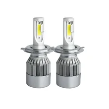 2X H7 светодио дный фары автомобиля H4 H11/H8/H9 H1 H3 hb3 9005 hb4 9006 9004/9007 880 лампочка противотуманных фар авто 72 Вт автомобилей фар