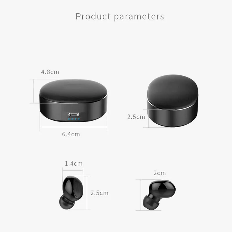 Беспроводной Bluetooth наушники-вкладыши Беспроводной наушники мини Близнецы вкладыши стерео Bluetooth5.0 наушники с микрофоном для samsung