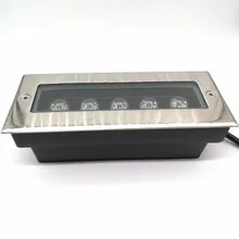 С фабрики Цена 5x2 Вт светодиодный для настенных светильников, RGB/белый светодиодный уличный свет, 85~ 265 V, IP68, 200*80*60 мм светодиодный подземный светильник
