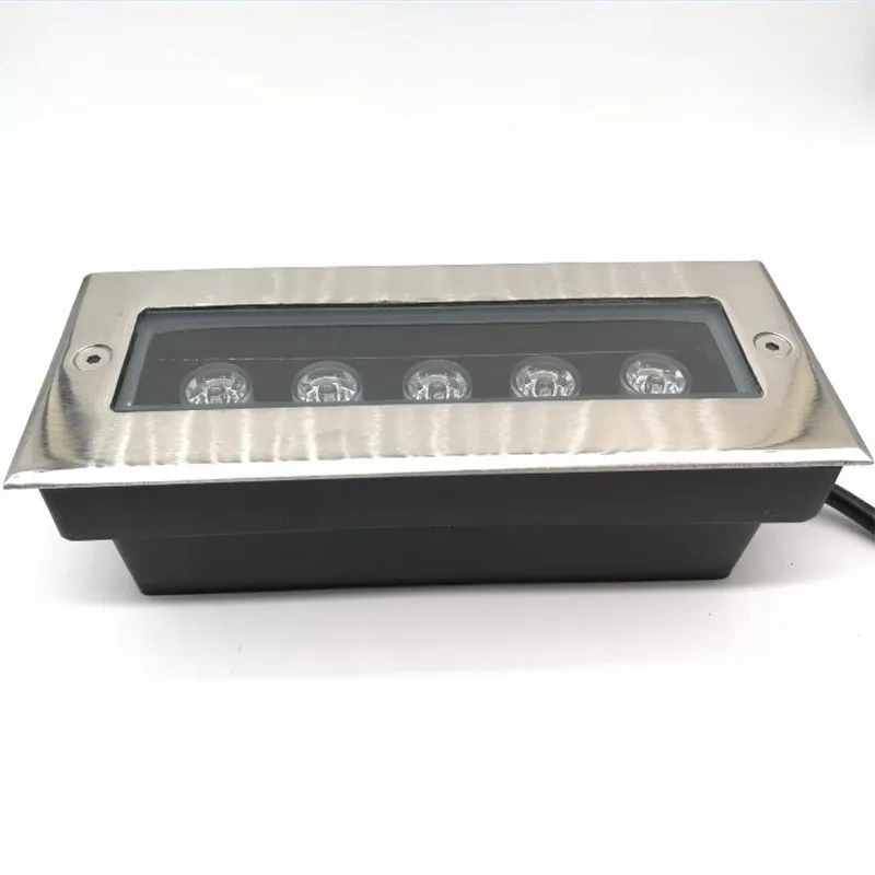 

Factory Wholesale price 5x2W LED wall washer lights,RGB / White Led outdoor light,85~265V,IP68,200*80*60MM Led underground lamp