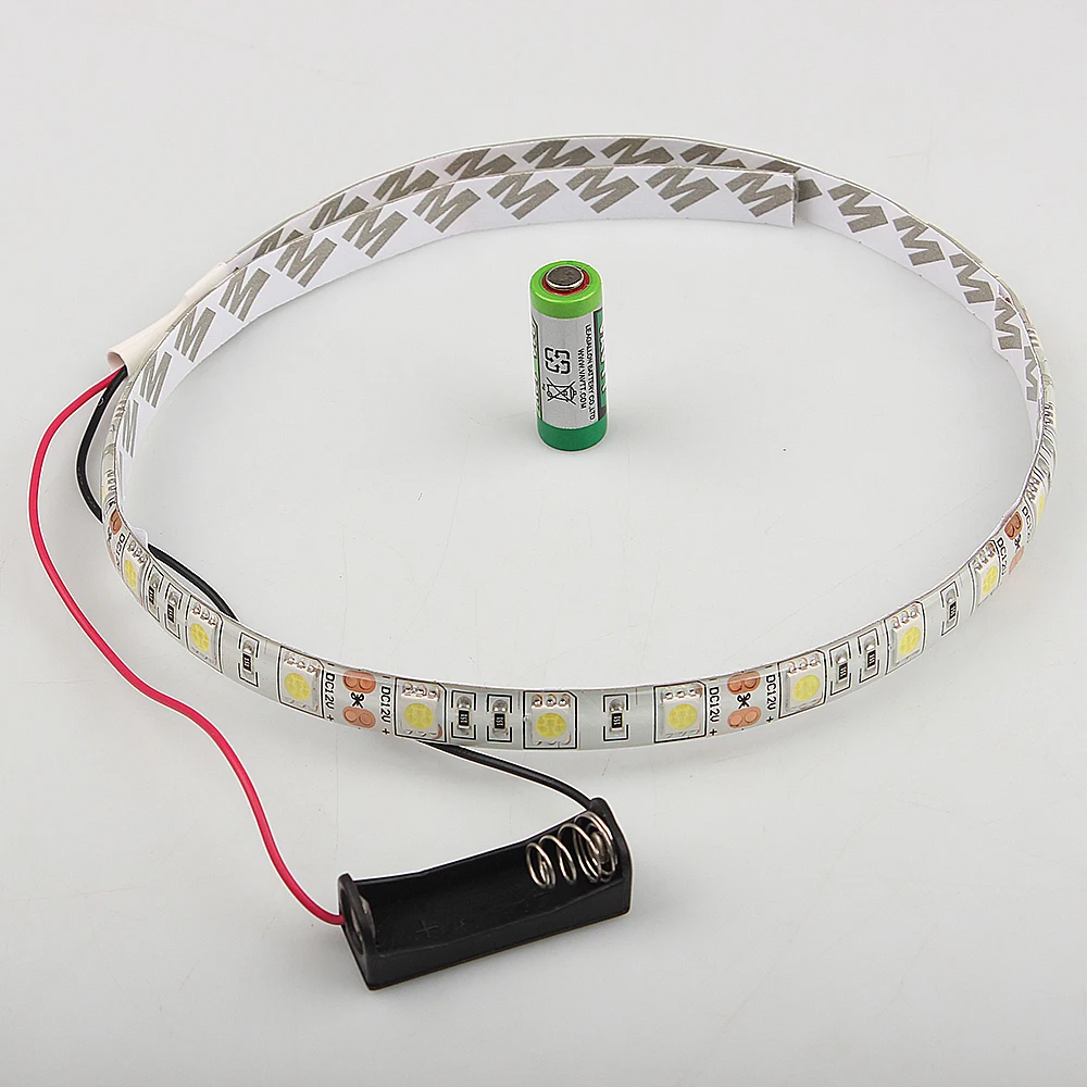 Светодиодная лента на батарейках 5050 SMD 50 см 30 теплый белый/холодный белый