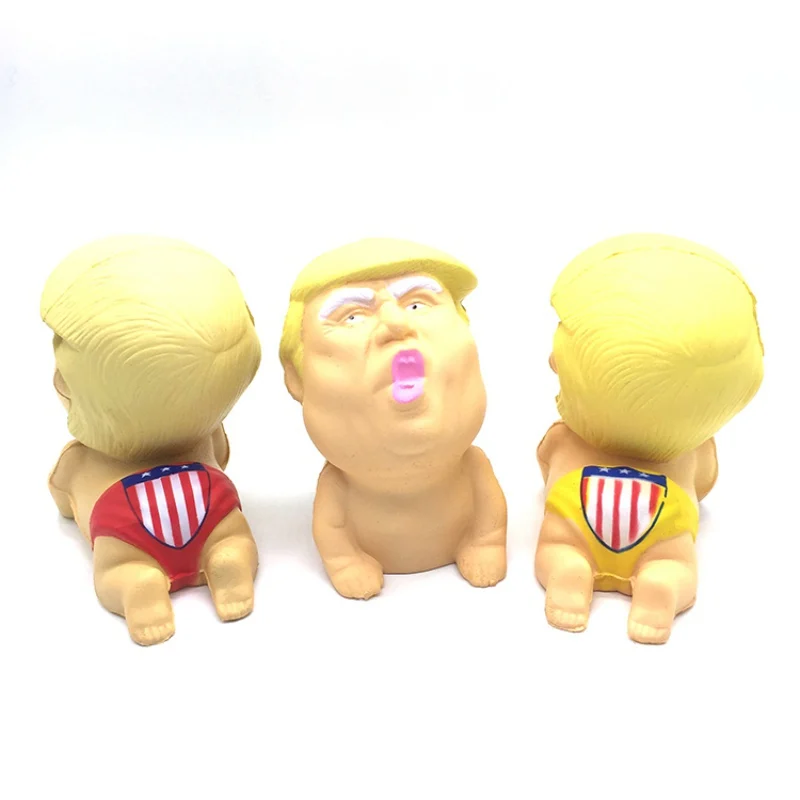 

Funny Trump Toys Pressure Squeeze Slow PU Rebound Novelty Funny Trump Toy Phone Pendant Fun Gift