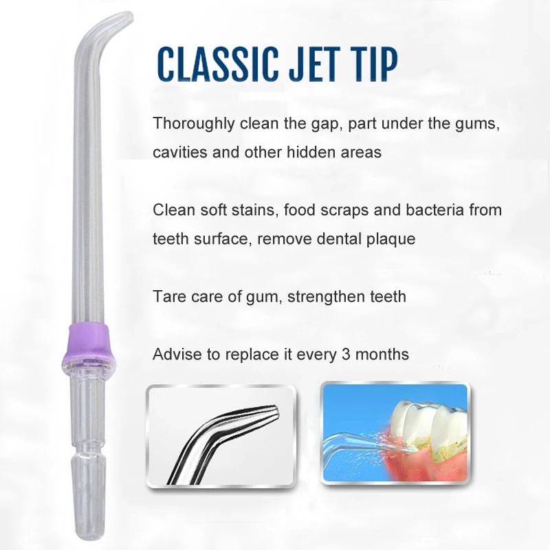 Replacement Jet Tips 3 Pieces Fit Waterpik Oral Irrigator Water Flosser