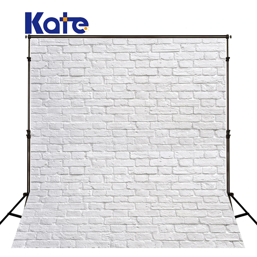 Kate 8x10ft белый кирпичная стена фоны для фотостудии для детей фотография Фон микрофибра фон для детских праздников