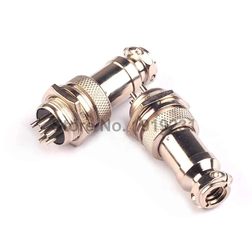 Connettori Aviazione GX16 3-Pin - Set 5 Pezzi Maschio/Femmina Con Cappucci E Cacciavite - Foto 8