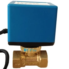 Моторизованный шаровой клапан DN20 3/" 2 Way Латунь, водяной пар/тепло газа