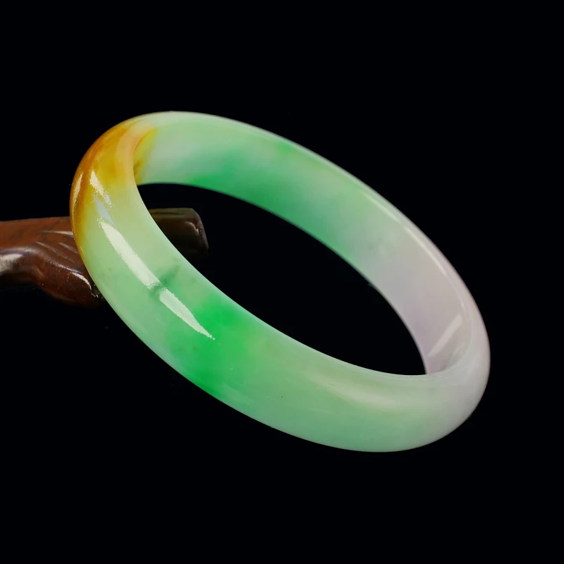 

High Quality 3A grade Pure 3 colors Burma Bangle Bracelet Stone Bangles Fashion Jewelry