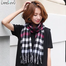 

2017 Winter Brand Women Cashmere Triangle Scarf Fashion Warm in Winter Shawl Wool Blanket Scarves Wholesale Foula Dropshipping
