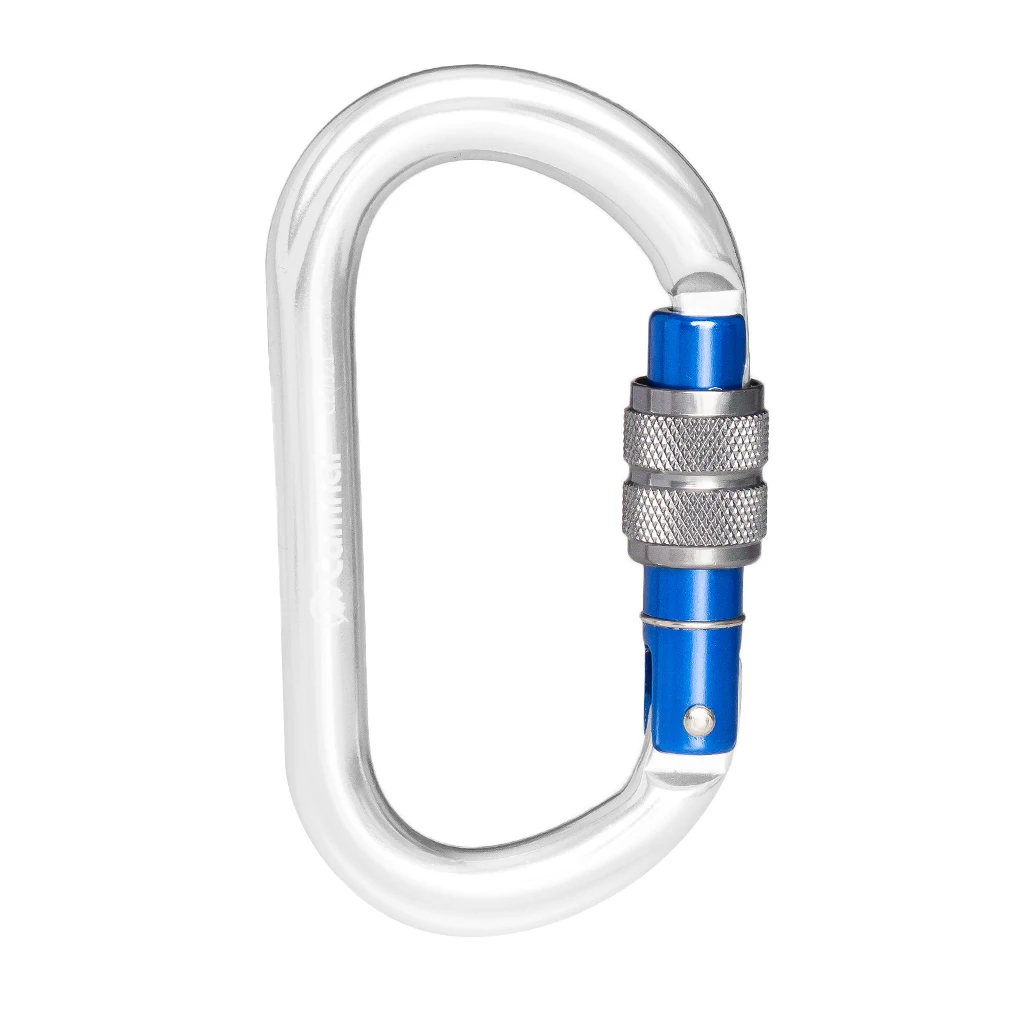 Perfeclan Rock Screw Gate Auto Locking Carabiner Climbing Safety D Type Hook Aluminum Auto Lock Screwgate D Carabiner