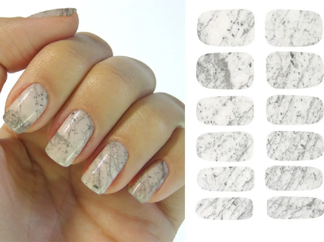 4. 3D Water Transfer Nail Stickers - wide 3