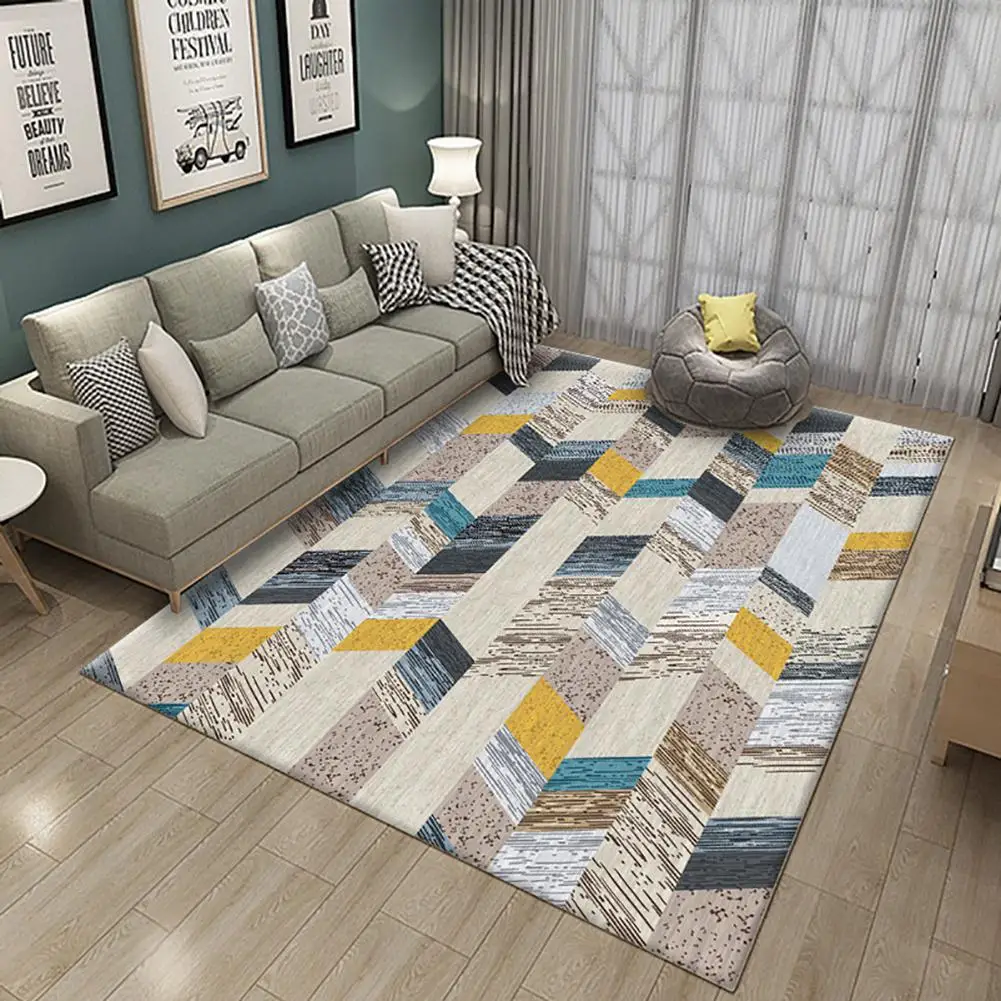 Скандинавский стиль печати ковер дети Ползания коврик для гостиной чайный столик