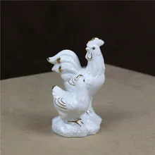 Фарфоровая Сова Фигурка влюбленных керамическая курица миниатюрный домашний декор свадебный подарок и ремесло День Святого Валентина орнамент аксессуары