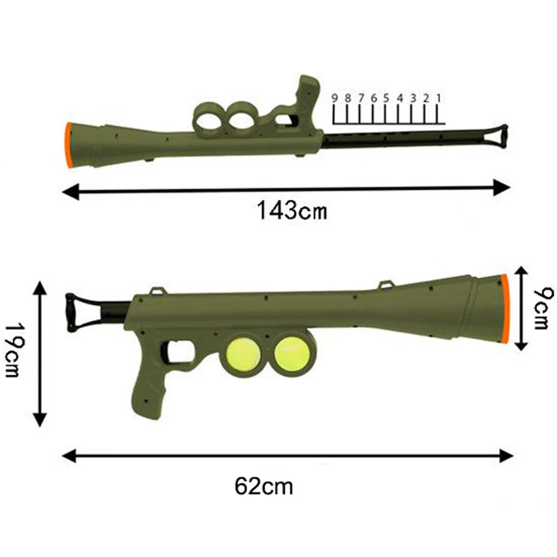 Профессиональный Отправитель пушка для мячей мячик для собаки собака диспенсер для мяча пусковая ловля мяч для питомцев тренировка выносливости оборудование