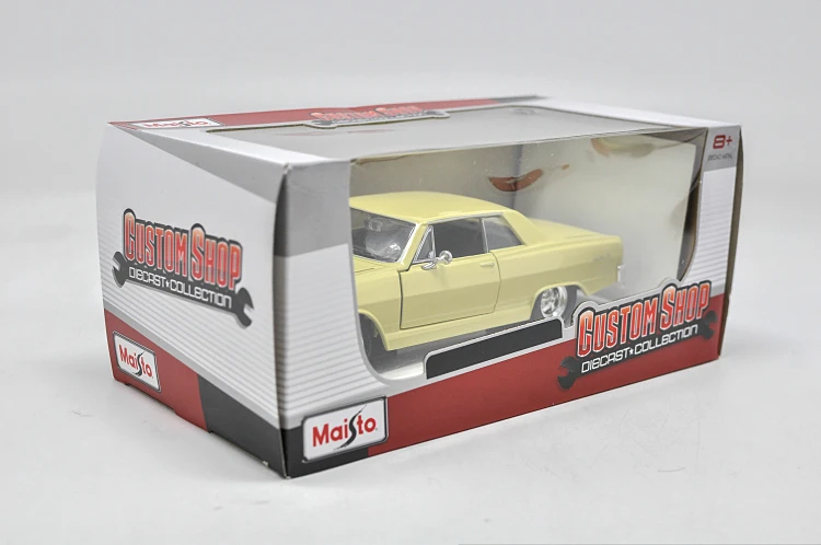 1:24 1965 CHEVRO LET MALIBU SS классический автомобиль модель автомобиля из сплава бутик