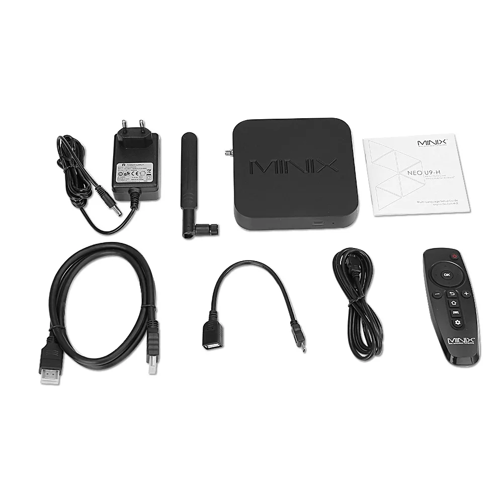 MINIX NEO U9 H + русская версия Rii mini i25 64 битному восьмиядерному медиа центр Android 2 ГБ/16 ГБ