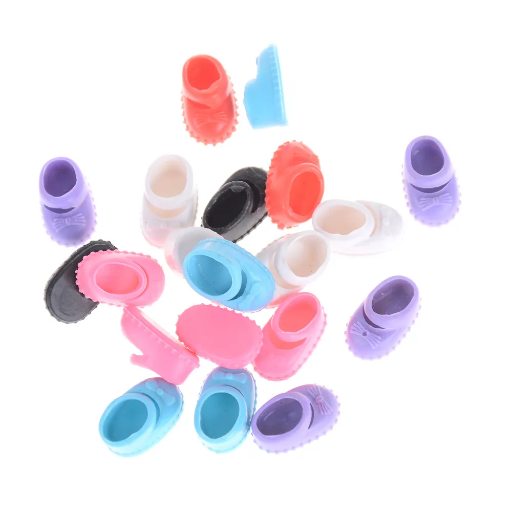 5Pairs 12cm Doll Shoes Accessories Kelly Doll Confused Doll Shoes Kids Toy BB