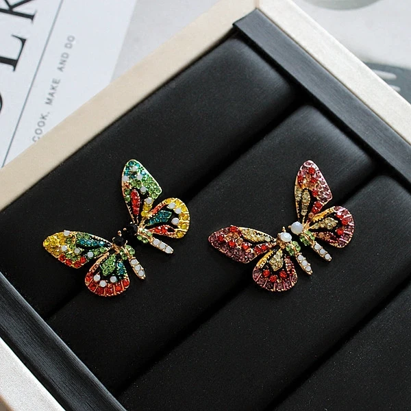 

Elegant The Butterfly Clip Earrings For Women Fashion Jewelry Fairy Tale Sweet The Butterfly Earrings Women Jewelry