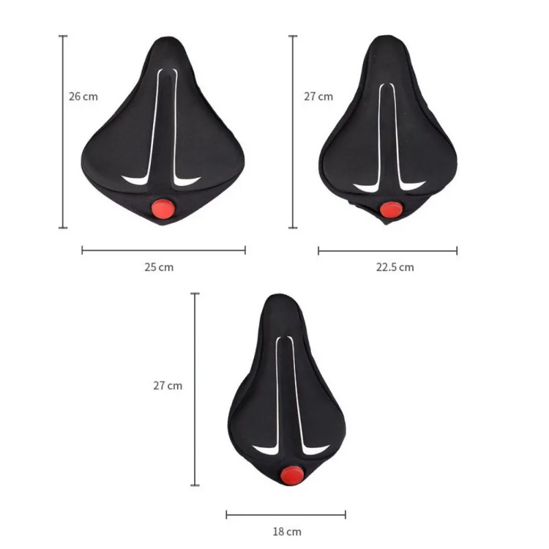 Велосипед Чехлы для подушек велосипедное седло Силиконовые мягкие сиденья для мужчин женщин подушка для велосипеда с задним