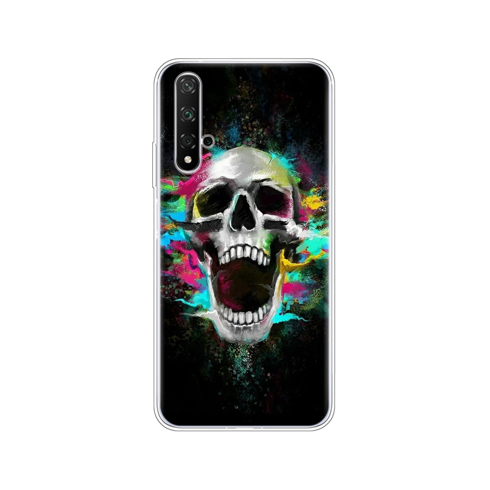 Case On Honor 20 Case Silicon Back Cover Phone Case For Huawei Honor 20 Pro Lite Honor20 YAL-L21 YAL-L41 Luxury Cartoon - Цвет: 11075