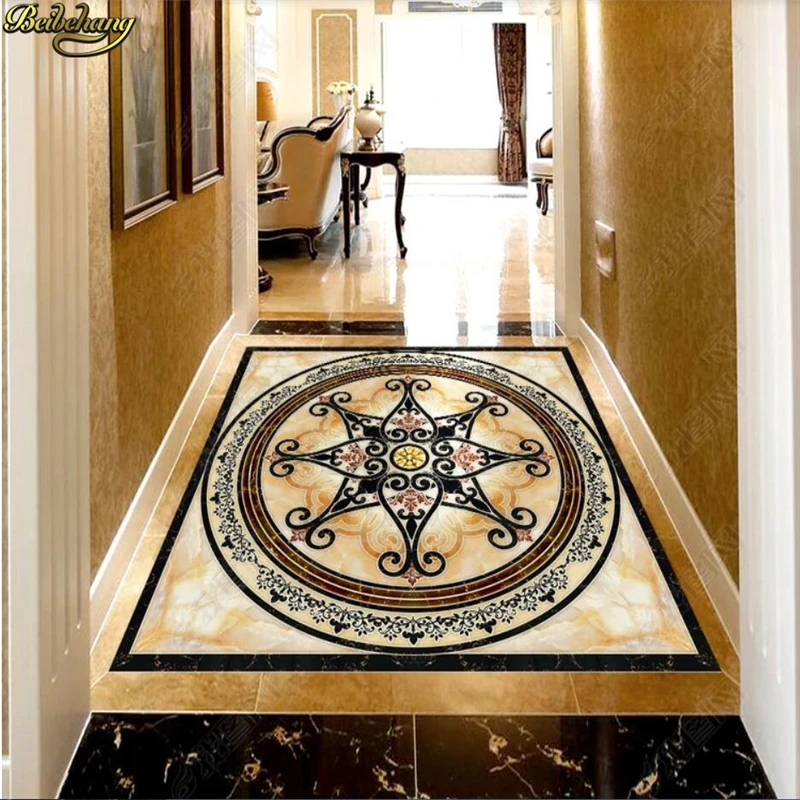 beibehang Customized wallpaper, marbled parquet floor stickers wall papers home decor papel de parede wallpapers for living room
