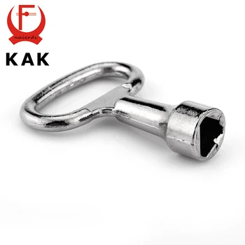 

KAK Universal Triangular Socket Spanner Key 52mm Length For Panel Lock Distribution Box Cabinet Locks Furniture Hardware