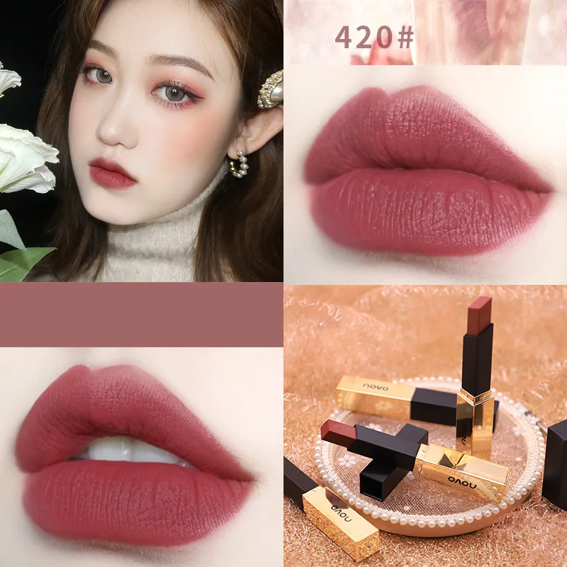 

1 Pcs Women Matte Lipstick Waterproof Long Lasting Velvet Lip Sticks YF2019