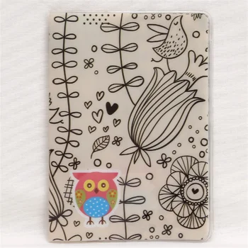 

Animal Prints Owl Passport Cover for Travel,Passport Holder Thin PVC Leather Passport Bag Passport Wallets Case Size:10*14CM