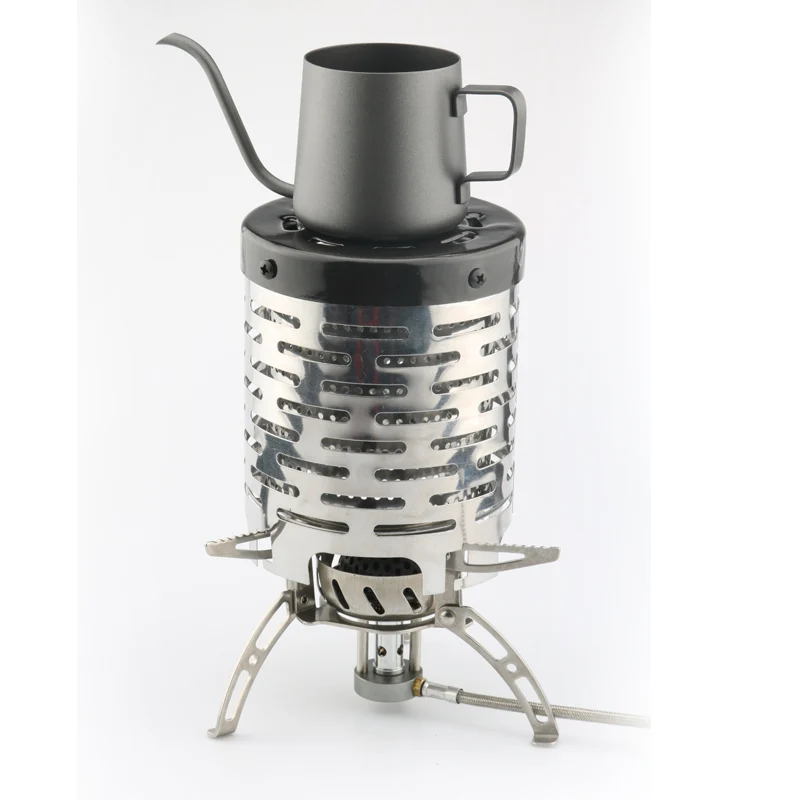 BLTX R/échaud de Camping /à Gaz Portable et Pliable Mini R/échaud Gaz avec Allumage pour Randonn/ée Pique Nique Barbecue