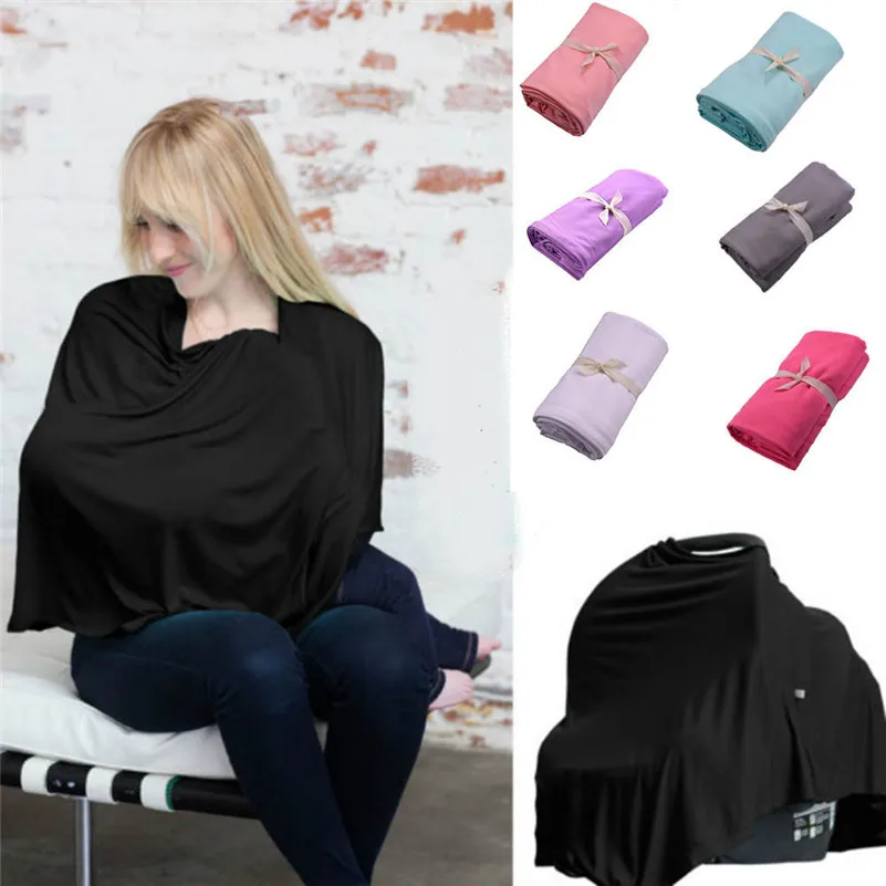Breastfeeding Nursing Scarf Cover Feeding Baby Udder Apron Shawl 100/% Cotton