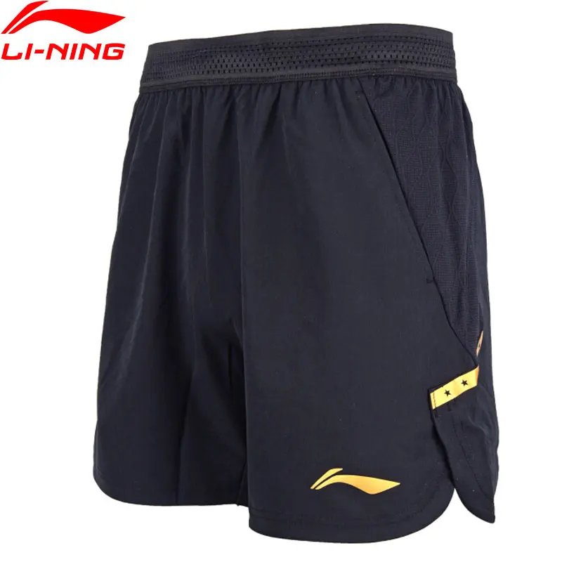 Li Ning мужчины настольный теннисные шорты национальная команда спонсор дышащий