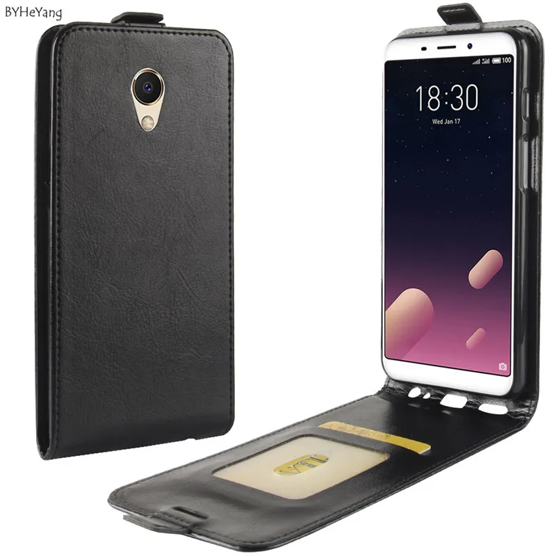 

BYHeYang for Meizu M6S Case Cover Leather Protective Shell Funda Phone Case for Meizu M S6/ meilan s6 s 6 Full Protection Funda