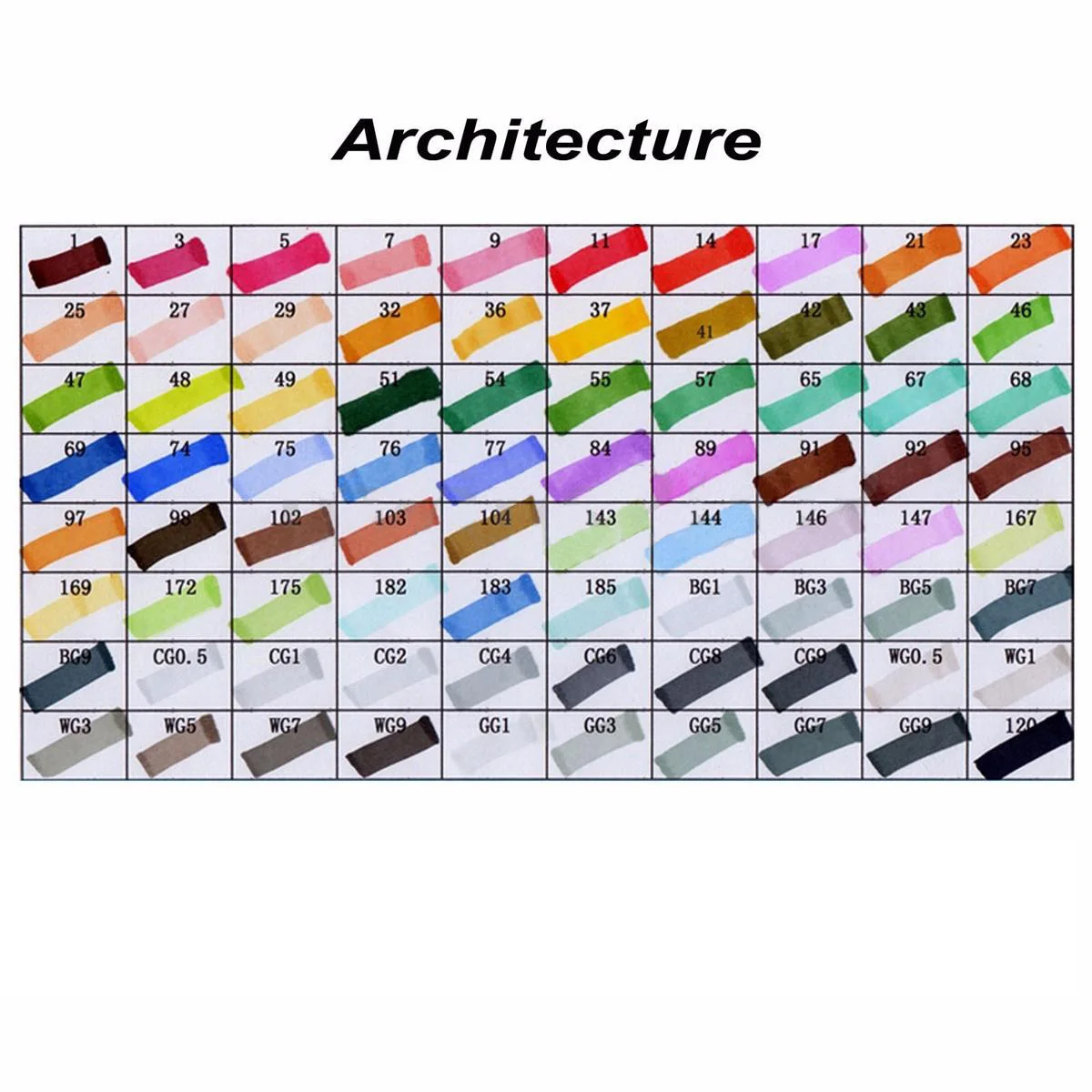 

Best Sale TOUCHFIVE 80x Marker marker Pen Twin Tip Pen White Architecture
