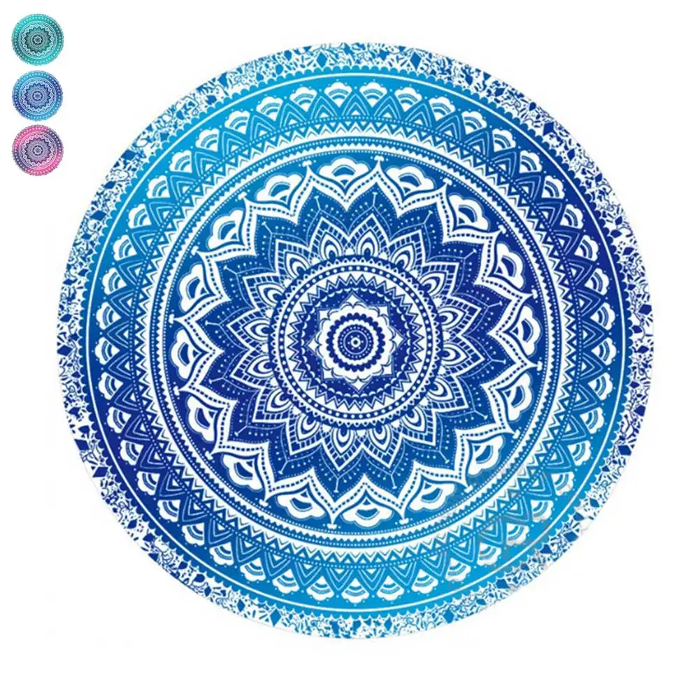 Mandala Round Tapestry Summer Beach Picnic Throw Rug Blanket Bohemia Mats LBShipping