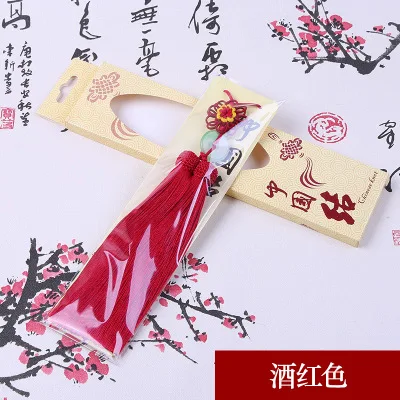 11 2 Pcs Tassel Chinese Tassel Craft Knot Tassel Pendant Crafts Home Decoration Chinese Characteristics Gift Ornaments Pendant - Цвет: 11