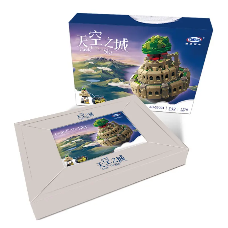 XingBao-05001-1179Pcs-Genuine-Creative-MOC-Series-The-City-in-The-Sky-Set-Children-Educational-Building (4)