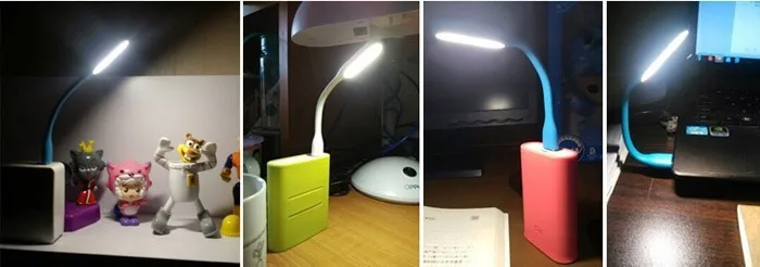 100% Оригинальный xiaomi USB светильник, светодиодный светильник с USB для банка питания/компьютера для xiaomi usb светильник