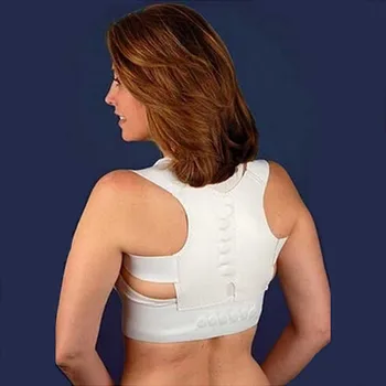 

2018 Adjustable Back Corset Posture Corrector Magnetic Lumbar Support Belt Othopedic Corset Back Brace Support 12 Magnets B001