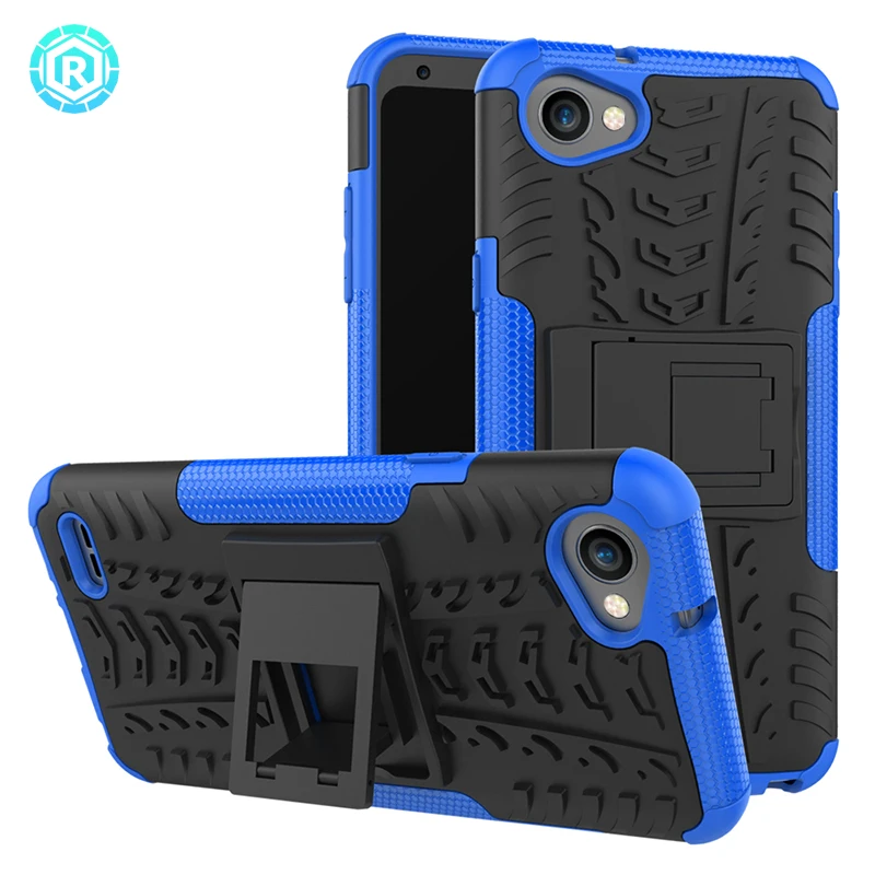 Rfor LG q6 случае m700n m700a В виде ракушки Мягкие TPU + PC чехол Защитный смартфон Чехол Alpha
