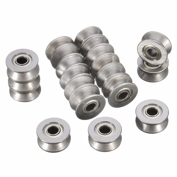 

Durable 20pcs 624VV V Groove Sealed Ball Bearings 4 X 13 X 6mm 2~2.5mm deep Practical