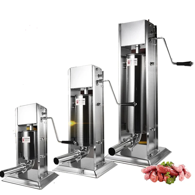 3L commercial vertical sausage stuffer filler stainless steel manual