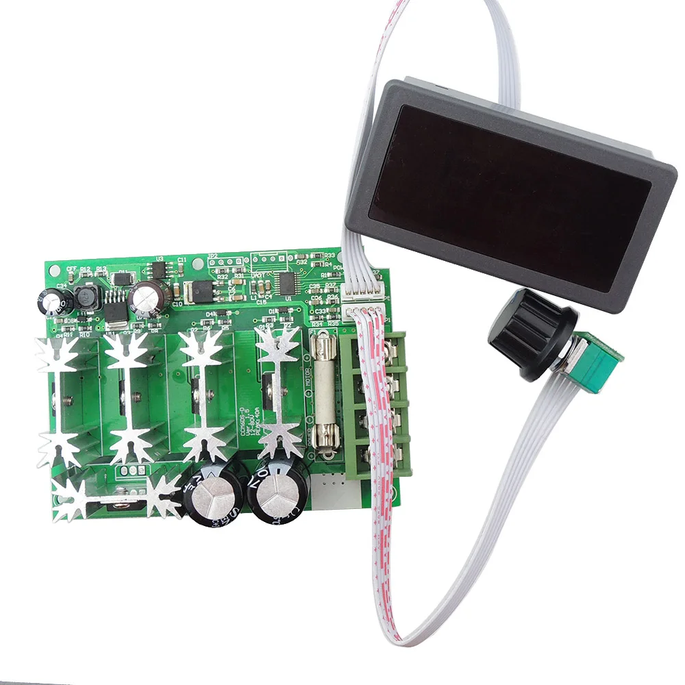 

DC motor controller,Wholesale High Power 12V-80V DC 30A LED Digital Display PWM Control HHO RC Motor Speed Controller w/ display