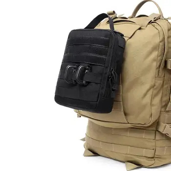 

Outdoor Pouch Bag EDC Molle Tactical Emergency First Aid Kit Bag Wear-resistant Waist Pack Travel Camping Hiking Storage Bag