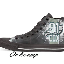 Philadelphia футболист Cox высокие парусиновые туфли на заказ прогулочная обувь