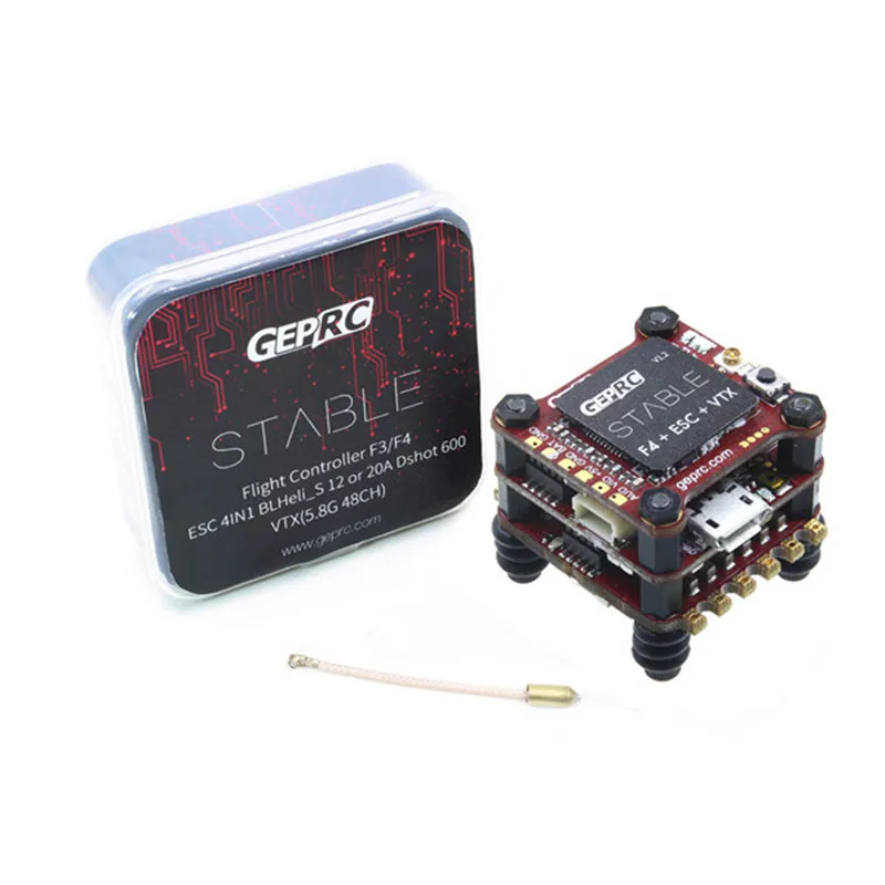 Geprc 20x20 мм стабильное Flytower F4 игровые джойстики и 12A BL_S ESC и 48CH 25/100/200 мВт VTX