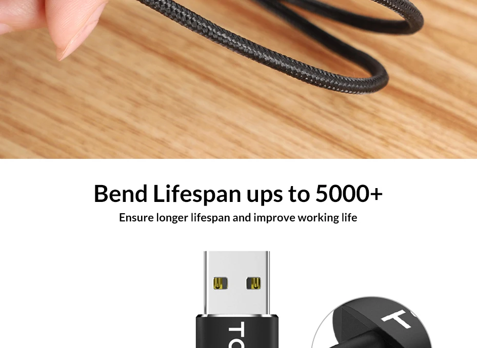 TOPK Micro USB кабель 90 градусов Магнитный кабель 2.4a Быстрая зарядка для samsung Micro USB кабель для Xiaomi note 4 huawei смартфон