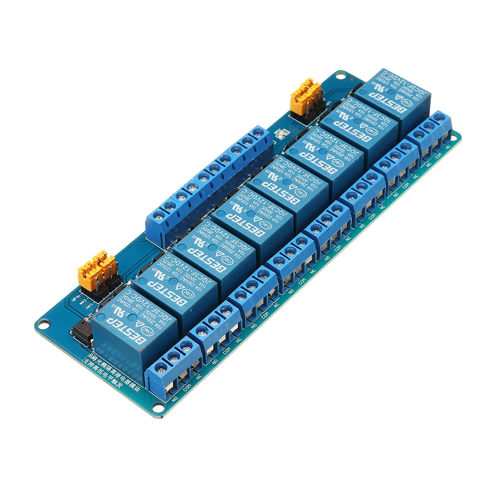 

NEW 8 Channel 12V Relay Module High And Low Level Trigger For Arduino